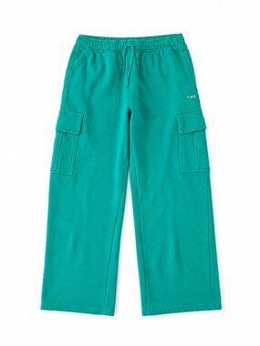 Aritzia TNA Terry Fleece Cargo Sweatpants -Teal | Size Small